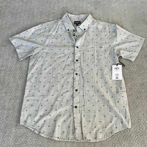 Men’s Billabong All Day Short Sleeve Buttondown Size Large NWT
